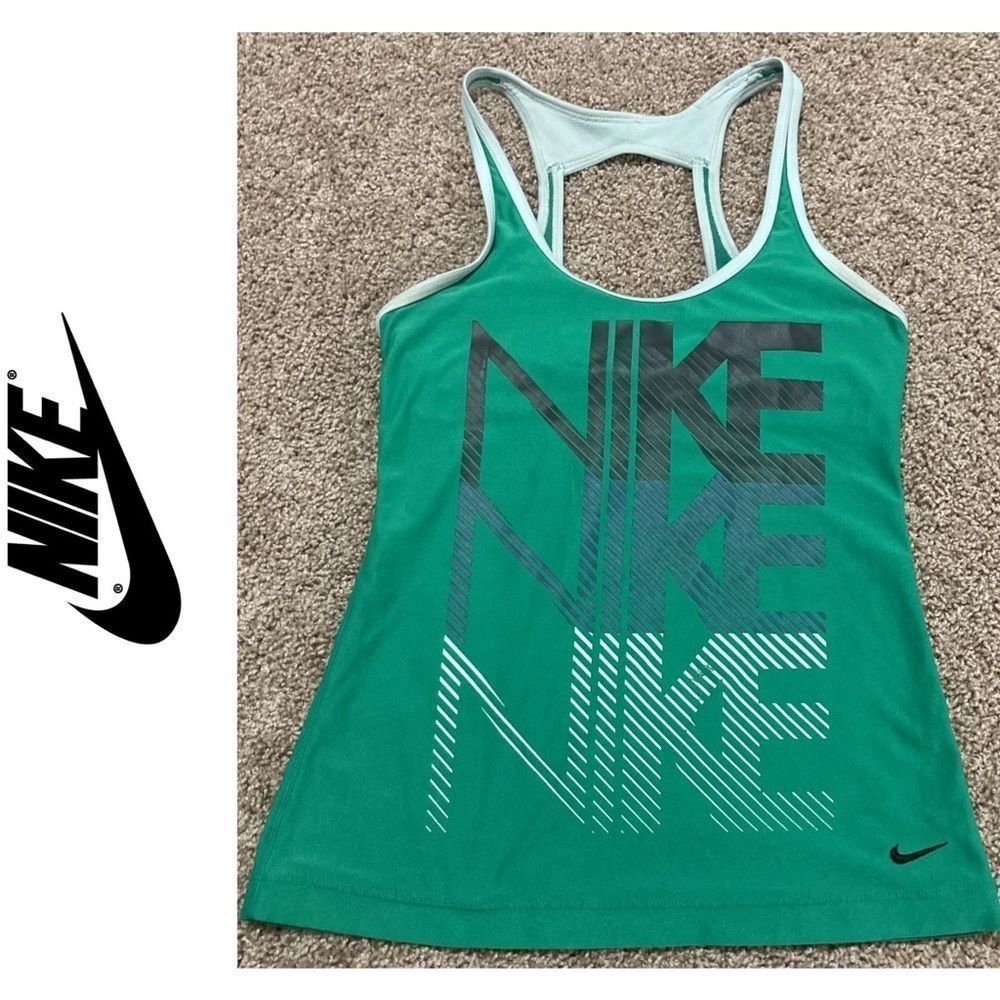 NIKE RACER BACK SPORTS TANK W/BRA